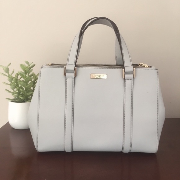kate spade Handbags - Kate Spade gray Newbury handbag purse tote